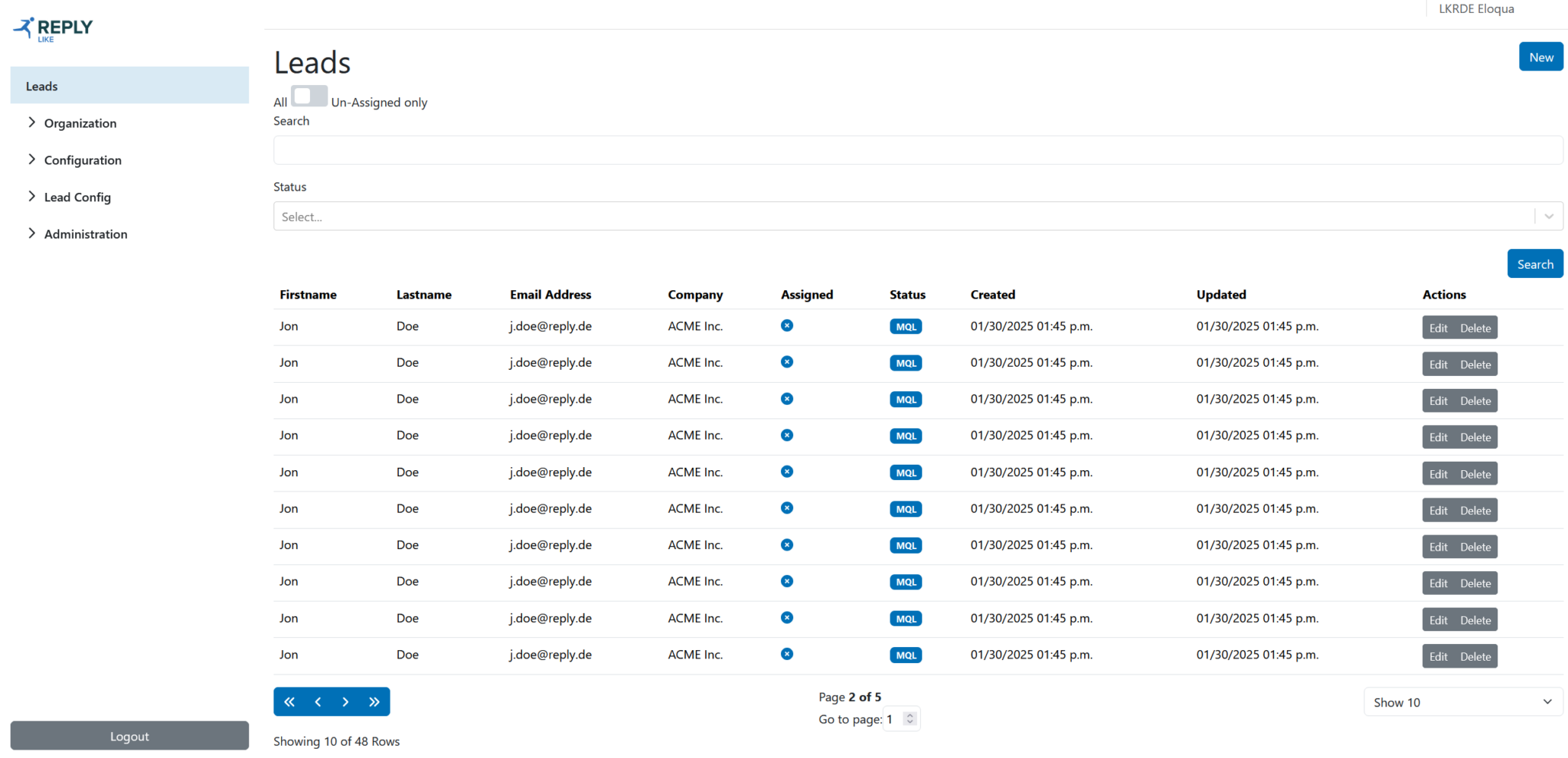 Lead overview